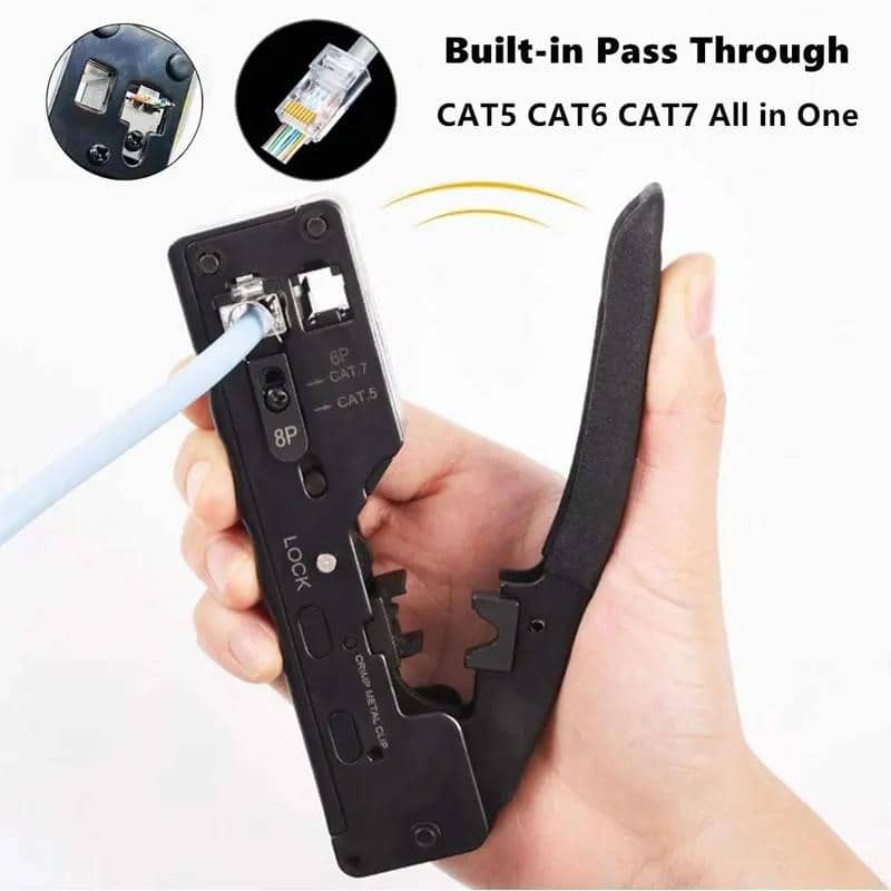 Купити ZoeRax [Cat5 Cat6 Cat7 Pass Through Crimper] для мережевих роз ...