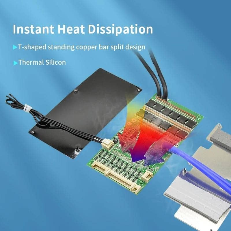 Купити JBD Smart LiFePO4 BMS 6S 8S 12S 13S 14S 16S 20S 21S з