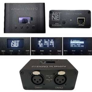 Купити ArtNet DMX 512 Ethernet Lighting Controller Interface，2